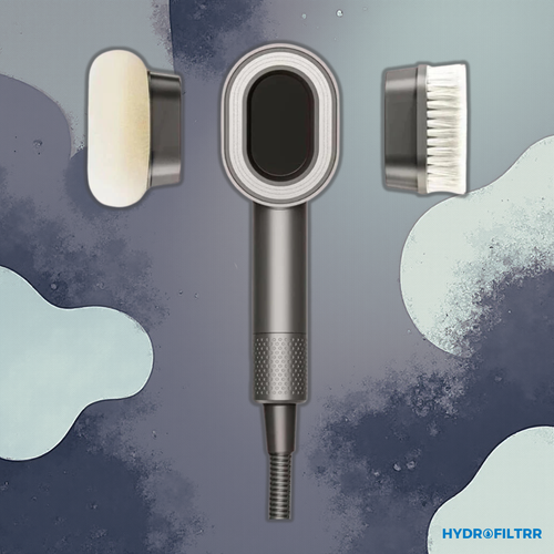 Hydrofiltrr PuraRush - Magnetic Brush & Exfoliator Sponge