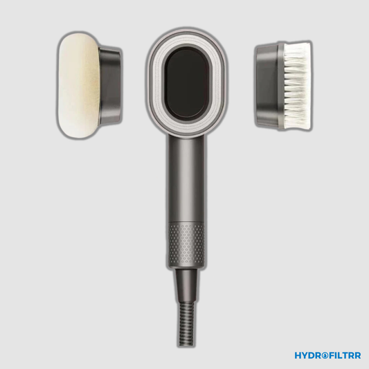 Magnetic Brush & Exfoliator Sponge