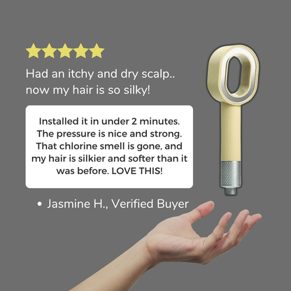 HydroFiltrr® PuraRush Showerhead