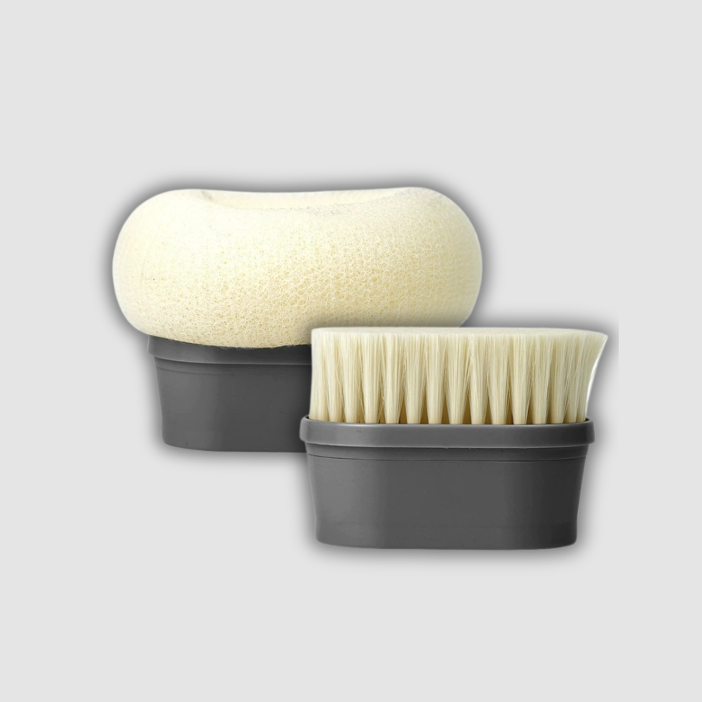 Premium Magnetic Brush & Exfoliator Sponge - Rose Pink